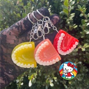 Teeth Keychains (Set of 3)